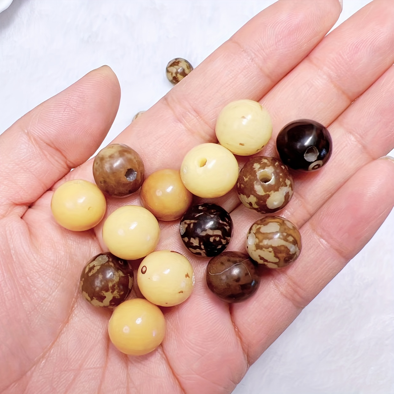 6mm(0.236inch)-12mm(0.472inch) Black Agates Mantra Prayer Stone Beads Round  Loose Beads For Jewelry Making DIY Bracelet Necklace Handmade Accessories