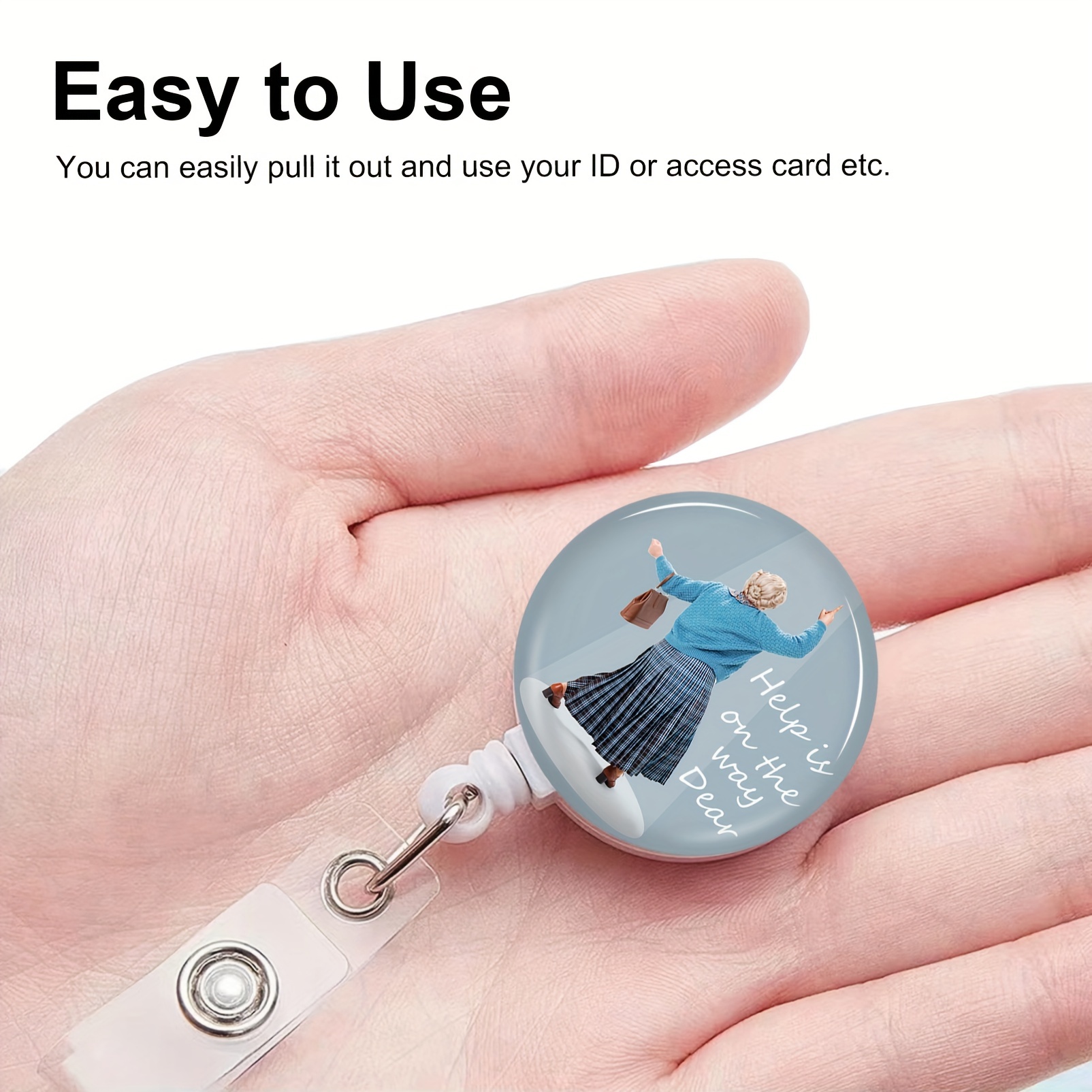 Nurse Badge Reel Too Much Panic Not Enough Disco Gift Medical Nursing ID  Cute Retractable Nametag Holder -  Canada