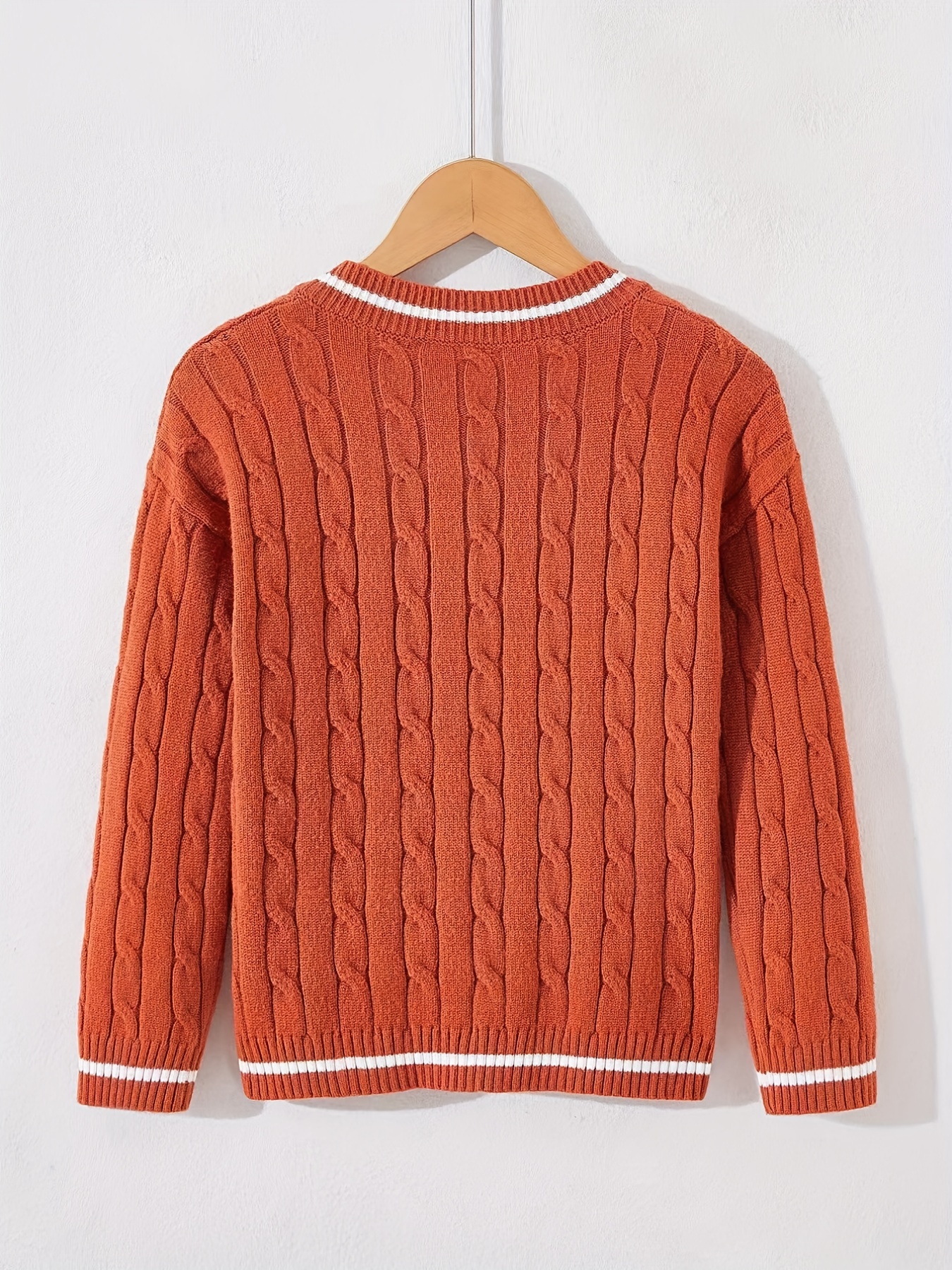 Casual match Students Uniform Knitted Pullovers Girls' Boys' - Temu