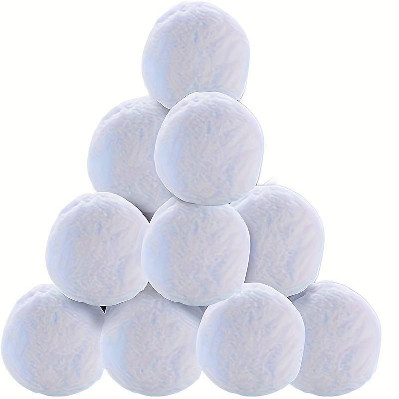 10/20/50pcs Fake Snowballs, 2 Inch Indoor Snowball Fight Balls, Artificial  Snowballs For Outdoor Snow Fight And Christmas Tree Decoration