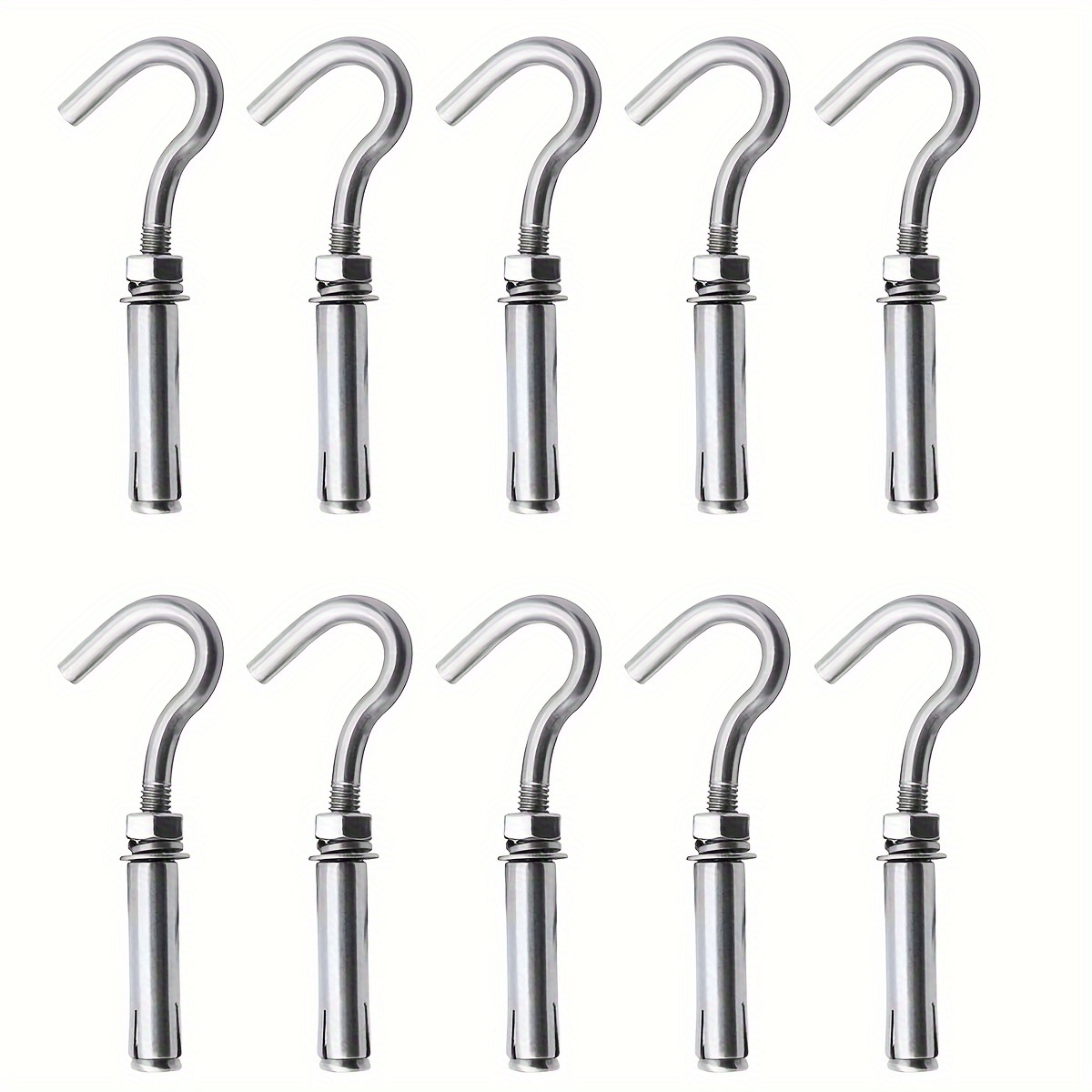 6 Sizes Screw in Cup Hook Set Hook Light Hook Cup Hook - Temu