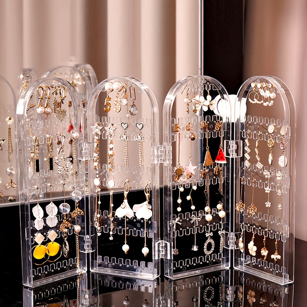 Earring Storage Rack Earring Organizer Available In - Temu