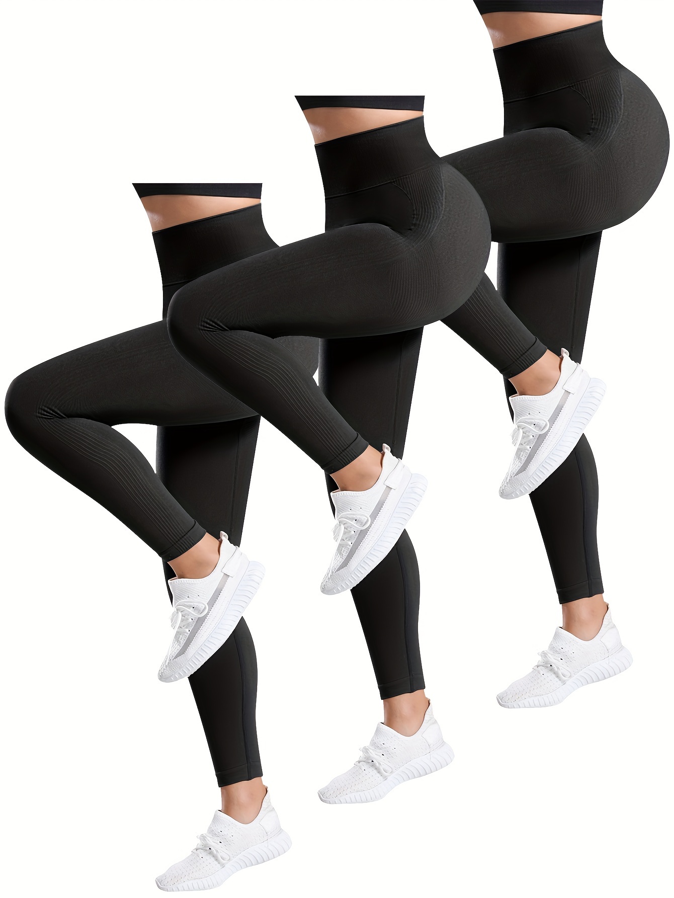 Seamless Solid Color Butt Lifting Workout Fitness Pants High - Temu