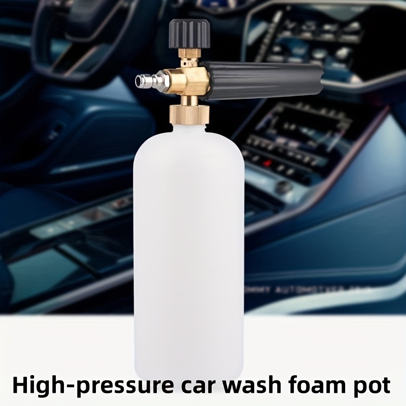 

1pc High Pressure Foam Gun, High Foam, Foam Lance, Foam Car Wash, High Pressure Washer, Car Wash, Cleaning, Compatible With Various Connectors, Pa Pot