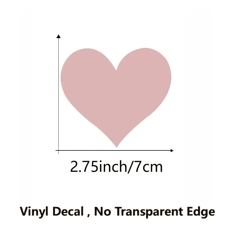 Plain Deco Sticker v52  Heart stickers, Tiny heart, Small heart