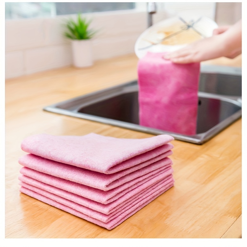Scouring Pad, Square Dish Cloths, Simple Style Dish Towel, Cleaning Cloth  For Sink Or Kitchen Stove, Antibacterial Washable Cleaning Pad, Kitchen  Stuff Kitchen Cleaning Gadget - Temu