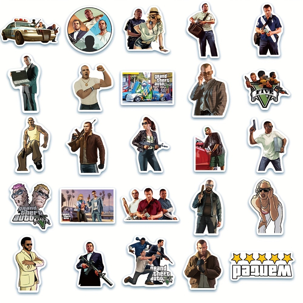 History Fishingfishing Graffiti Stickers 10-50pcs - Waterproof For Laptop,  Guitar, Skateboard