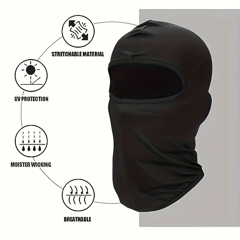 1pc Mens Ski Mask Full Face Sunscreen Mask Balaclava Outdoor Motorcycle  Riding Mask, Today's Best Daily Deals