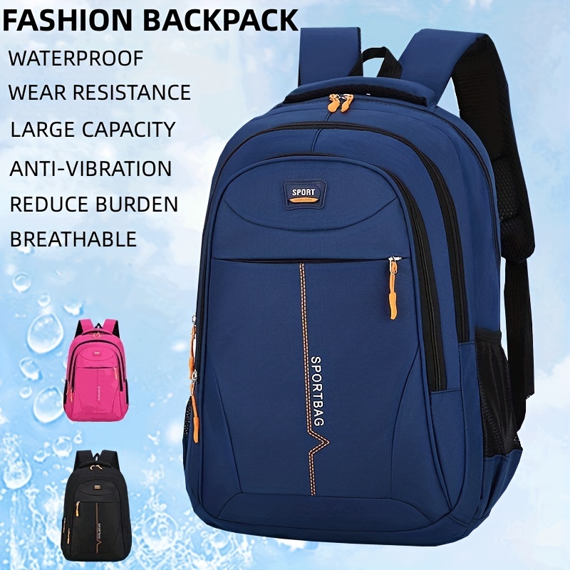 Daily Travel Large Capacity Backpack Student Schoolbags - Temu