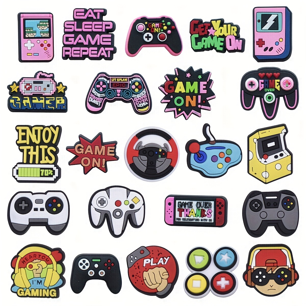 Jewels for crocs- gamer theme  Game themes, Coloring stickers