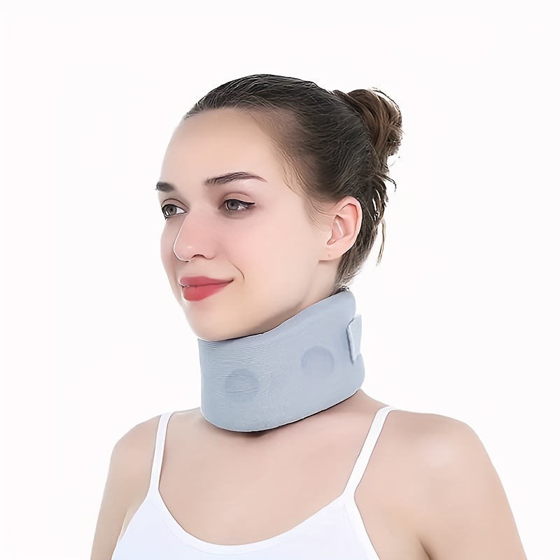 Memory Foam Neck Brace Cervical Collar, Relieves Neck And Spine Pressure,  Neck Collar, Ergonomic Neck Support Brace For Men Women, Provide Support  For People Working With Head Down, Neck Massager Warmer, Travel