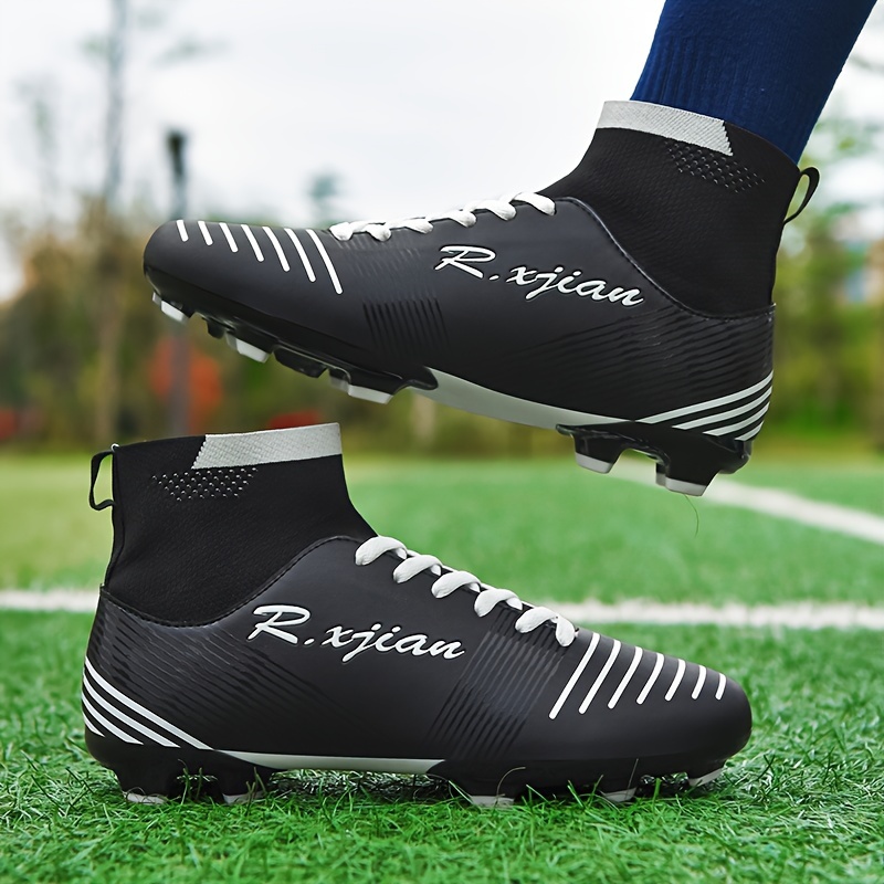 Crampons De Football Pour Femmes, Chaussures De Football Légères  Antidérapantes Avec Haut, Baskets Athlétiques Confortables D'entraînement  De Football