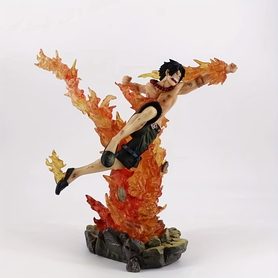 One Piece Ace Anime Action Figure Statue Character PVC Model Toys  Collection 7.09'' Great Christmas & Birthday Gifts