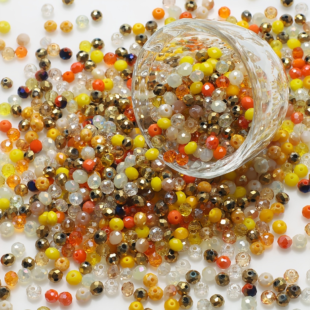 Glass Crystal Beads Mixed Color Mixed Style Mixed Size - Temu