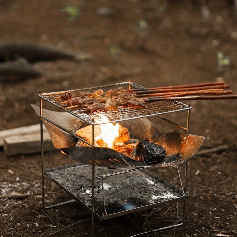 Petit poêle à bois Portable, petit feu à charbon, Camping