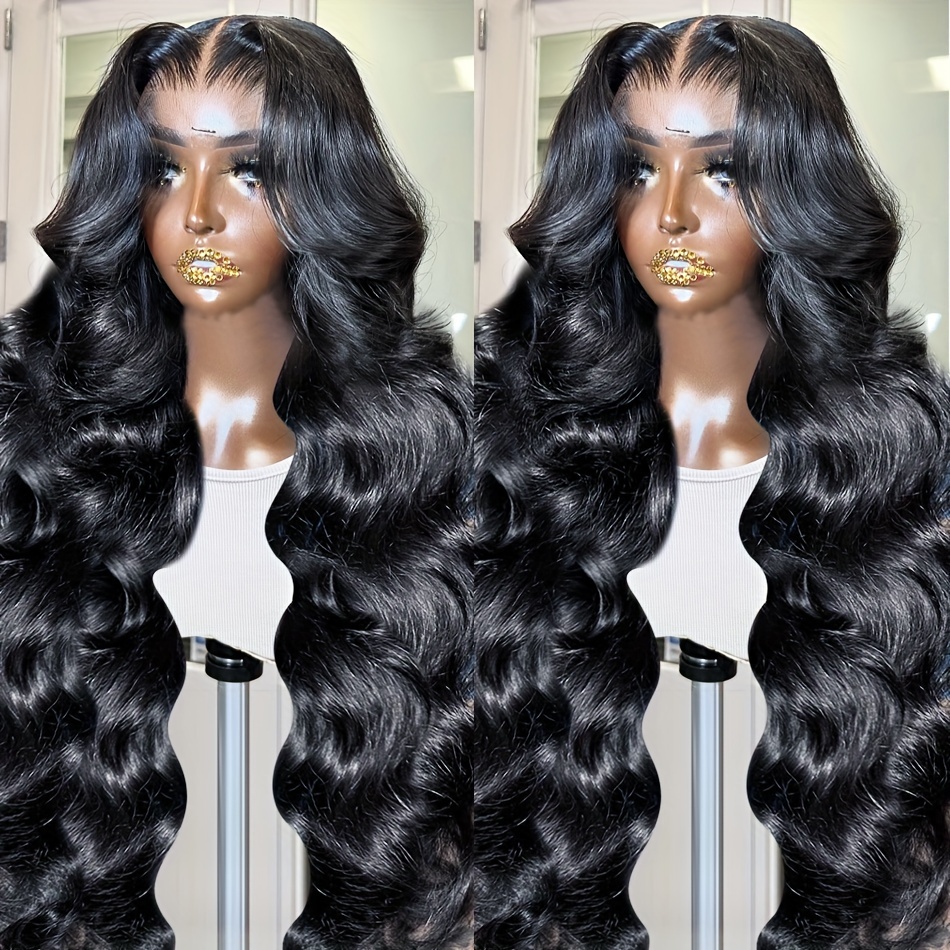 180% Density 13x4 Lace Front Human Hair Wig Body Wave 13x4 - Temu