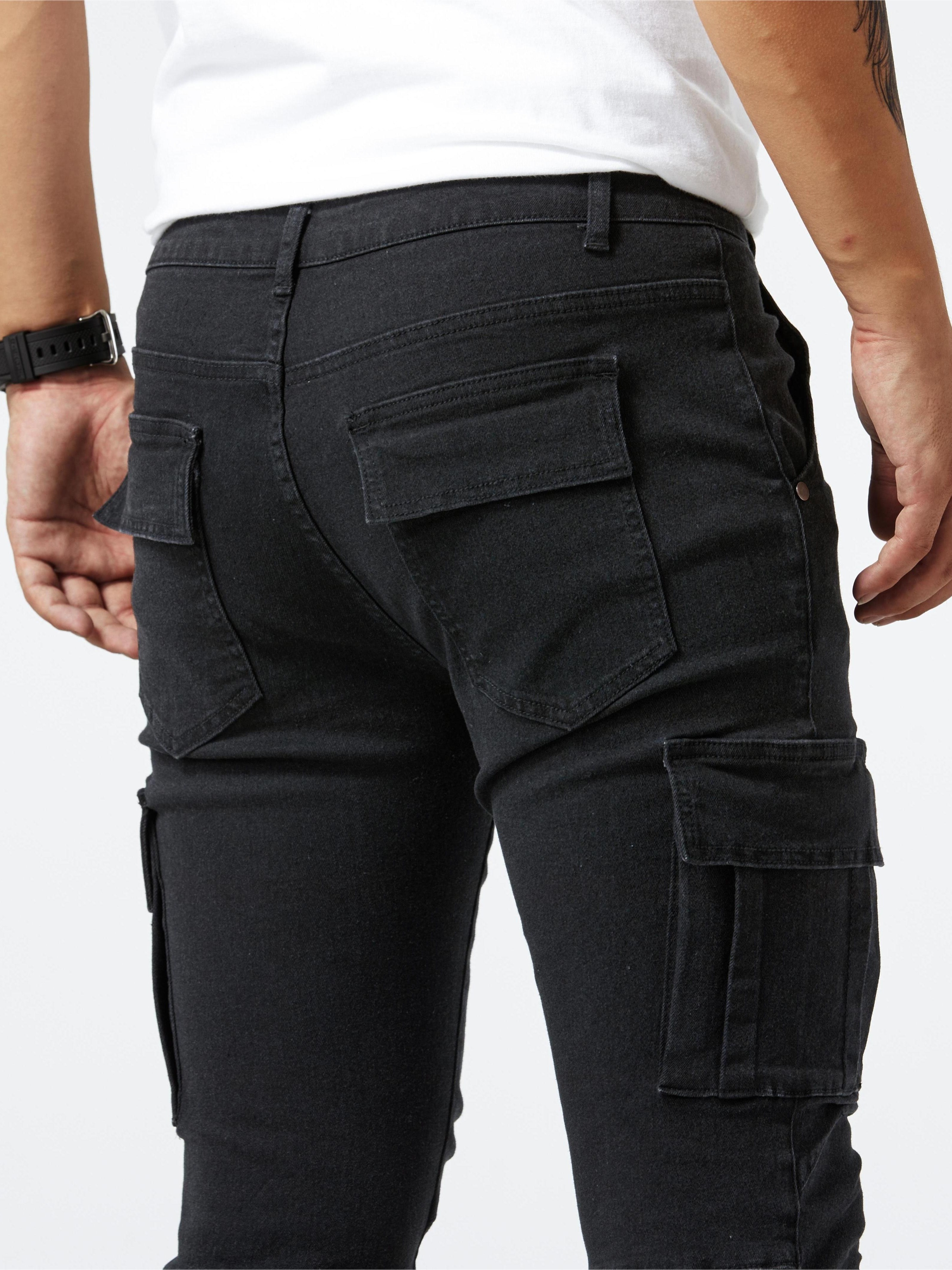 Pocket Casual Fit Herren Multi Jeans - Street Style Germany Slim High Temu