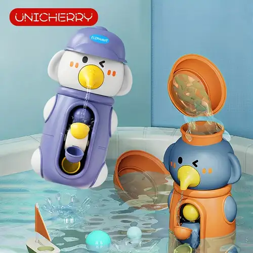 Smiley Sprout Juego de juguetes de baño con luz musical interactiva,  juguete de baño con rociador de ballena para niños y niñas, pista  deslizante de
