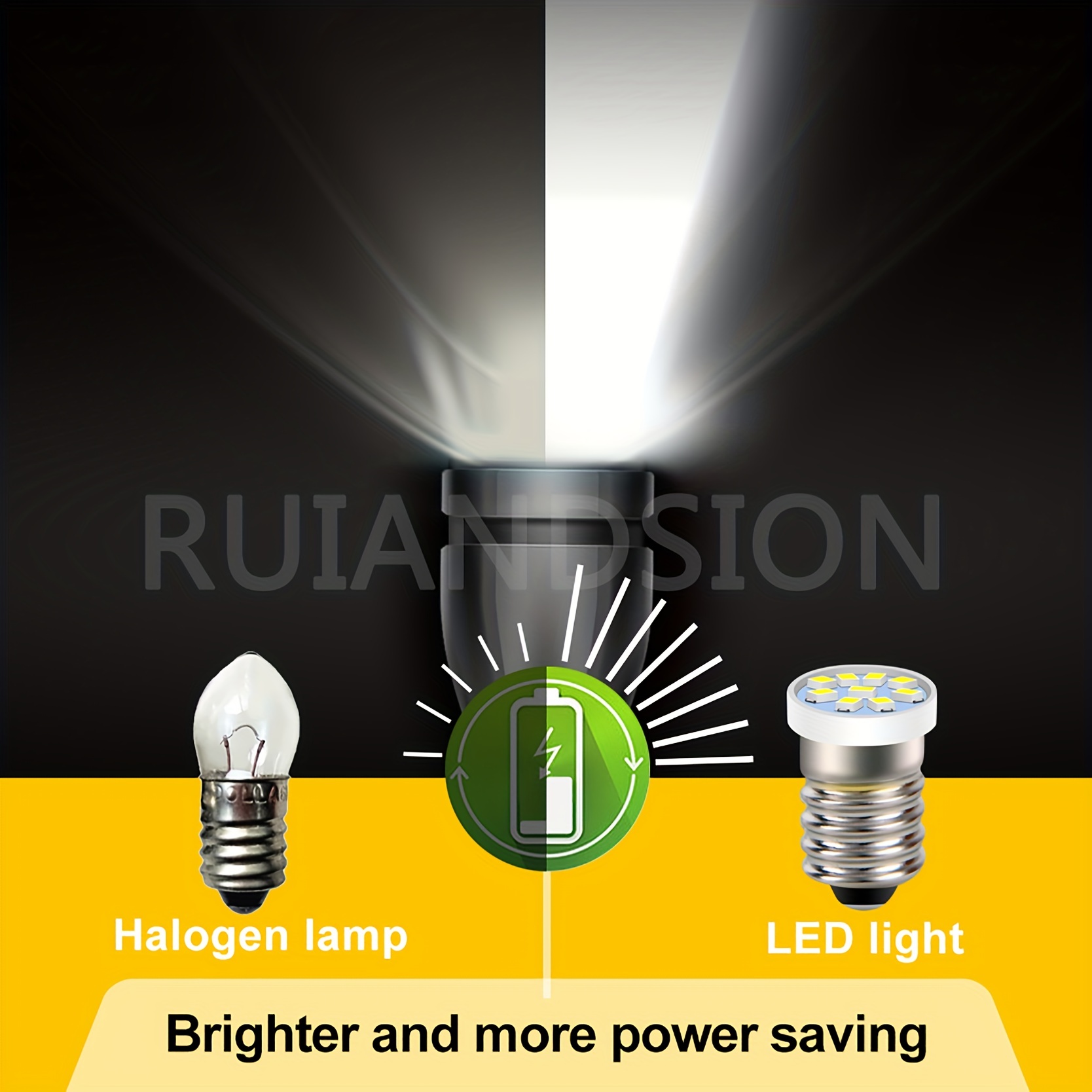 Ruiandsion E5 LED Bulb White 6V E5 E5.5 Screw Base LED Bulb Upgrade for  Modle Train Lights(Pack of 4) 