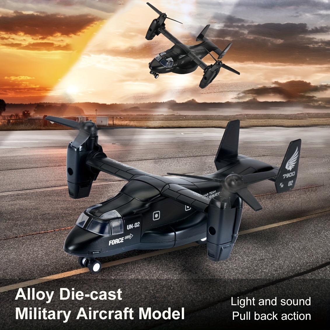 Alloy Helicopter Model Toy With Pullback Mode Light And Sound Effects