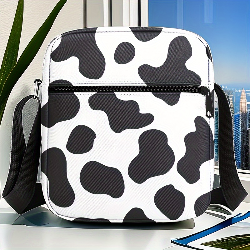 Cow clearance pattern purse