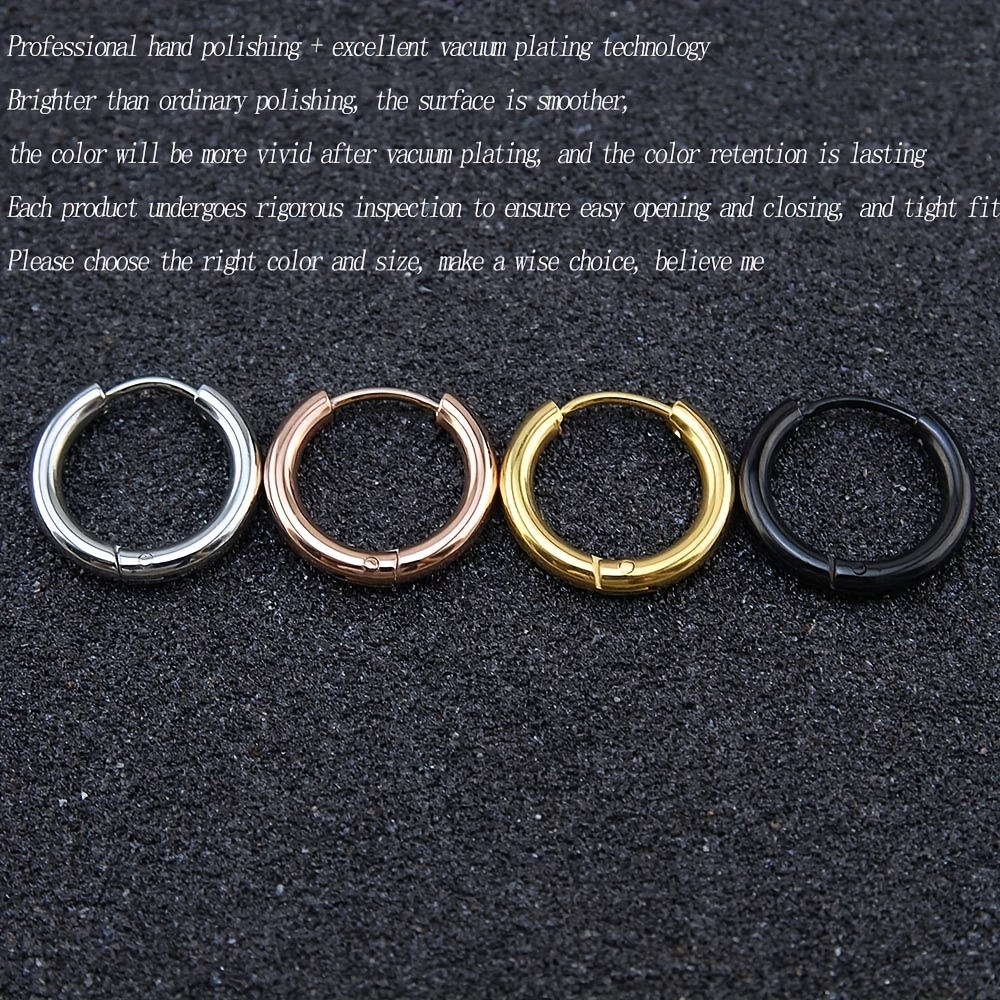 TEAMER Orecchini A Perno A Lob In Acciaio Inox Con Simboli Matematici – Gioielli Simpatici E Originali Per Ragazze E Donne, Colore Argento - 4