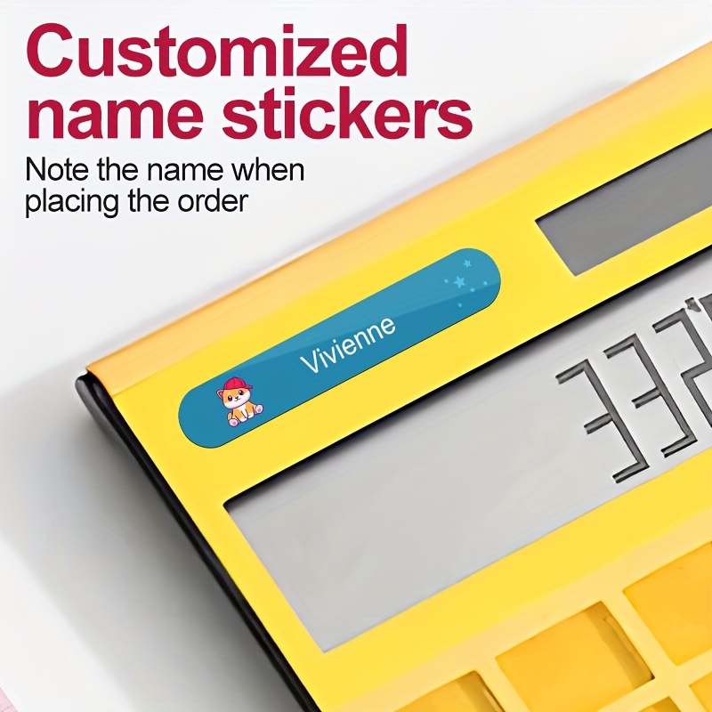 Precision printed Customized Name Labels For School Supplies - Temu Germany