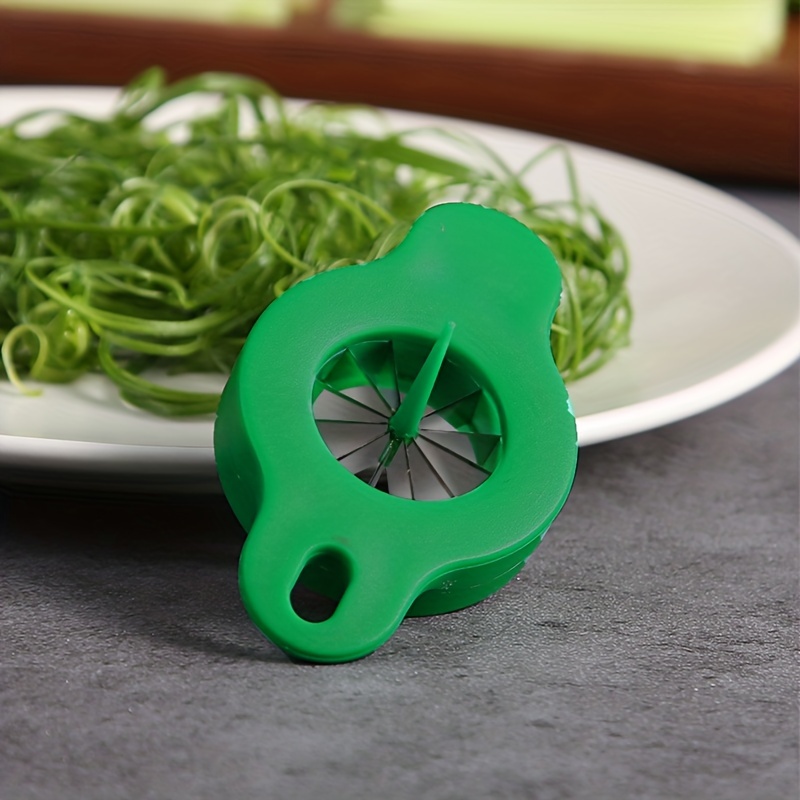 1pc Plastic Green Onion Shredder, Scallion Cutter For Kitchen
