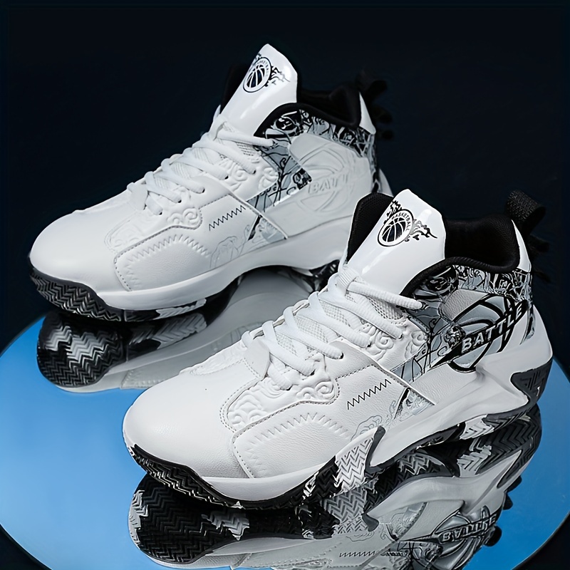 mens comfy basketball shoes professional breathable non slip  display picture 1
