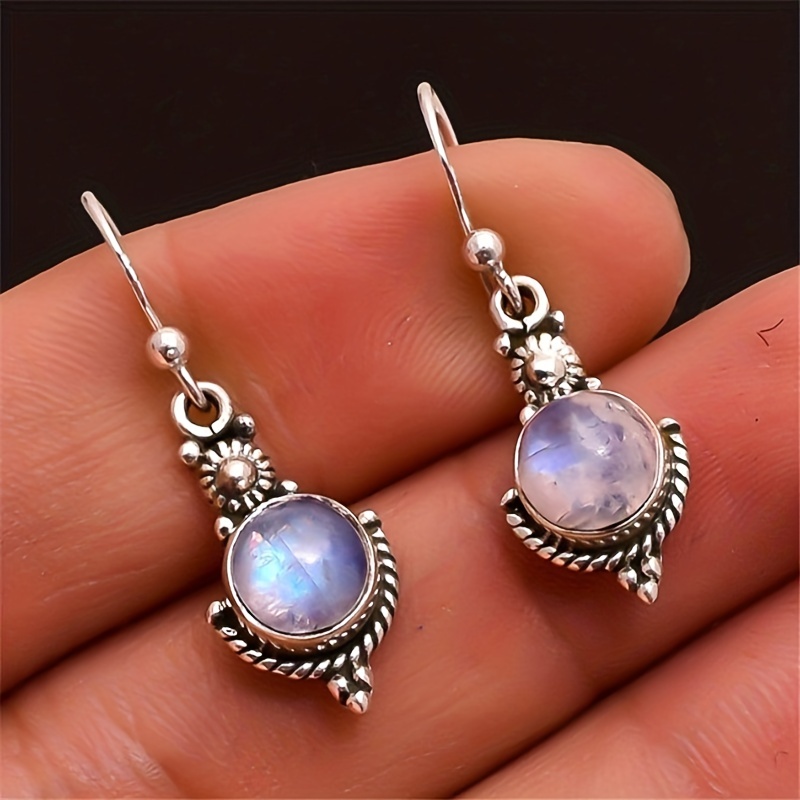 Vintage hot sale moonstone earrings