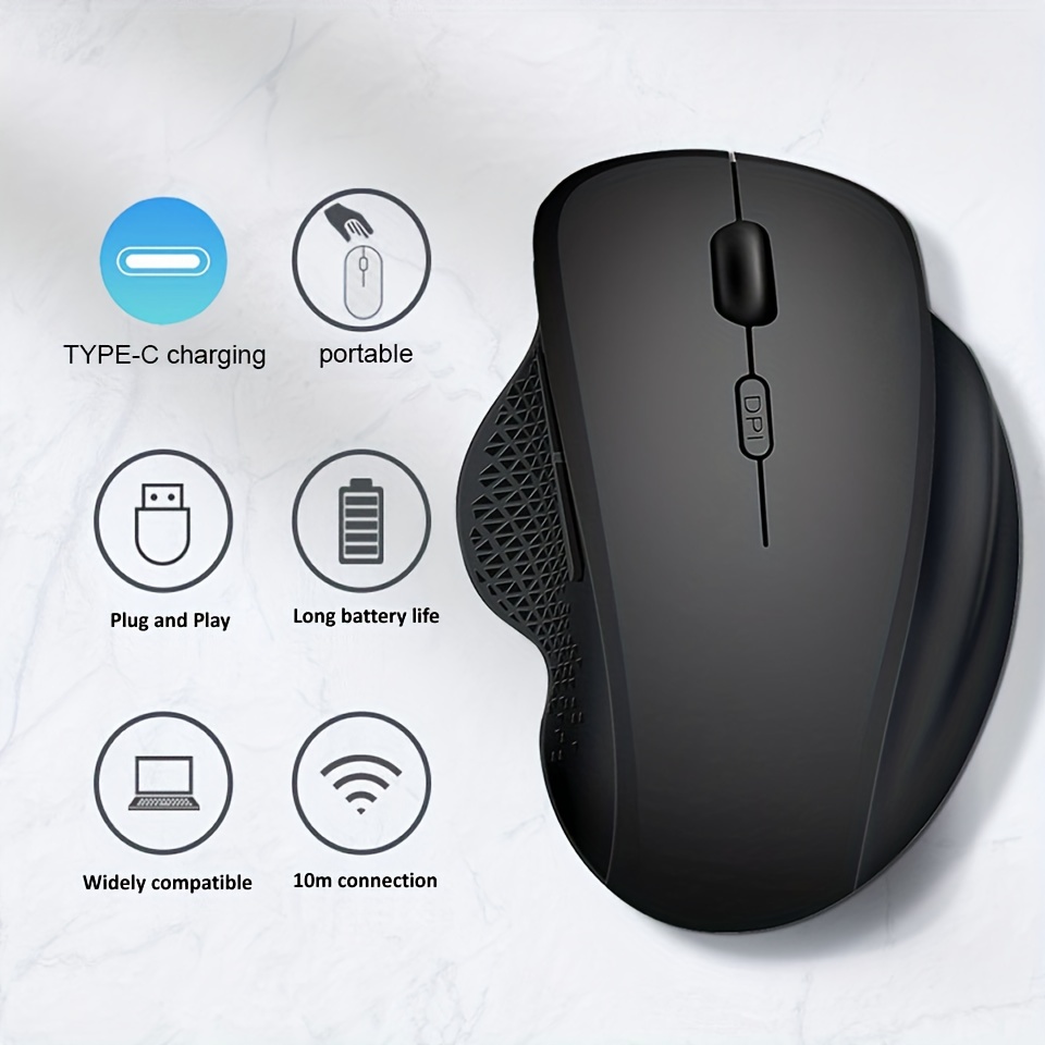 Souris Sans Fil Rechargeable Silencieuse Pour Ordinateur - Temu Luxembourg