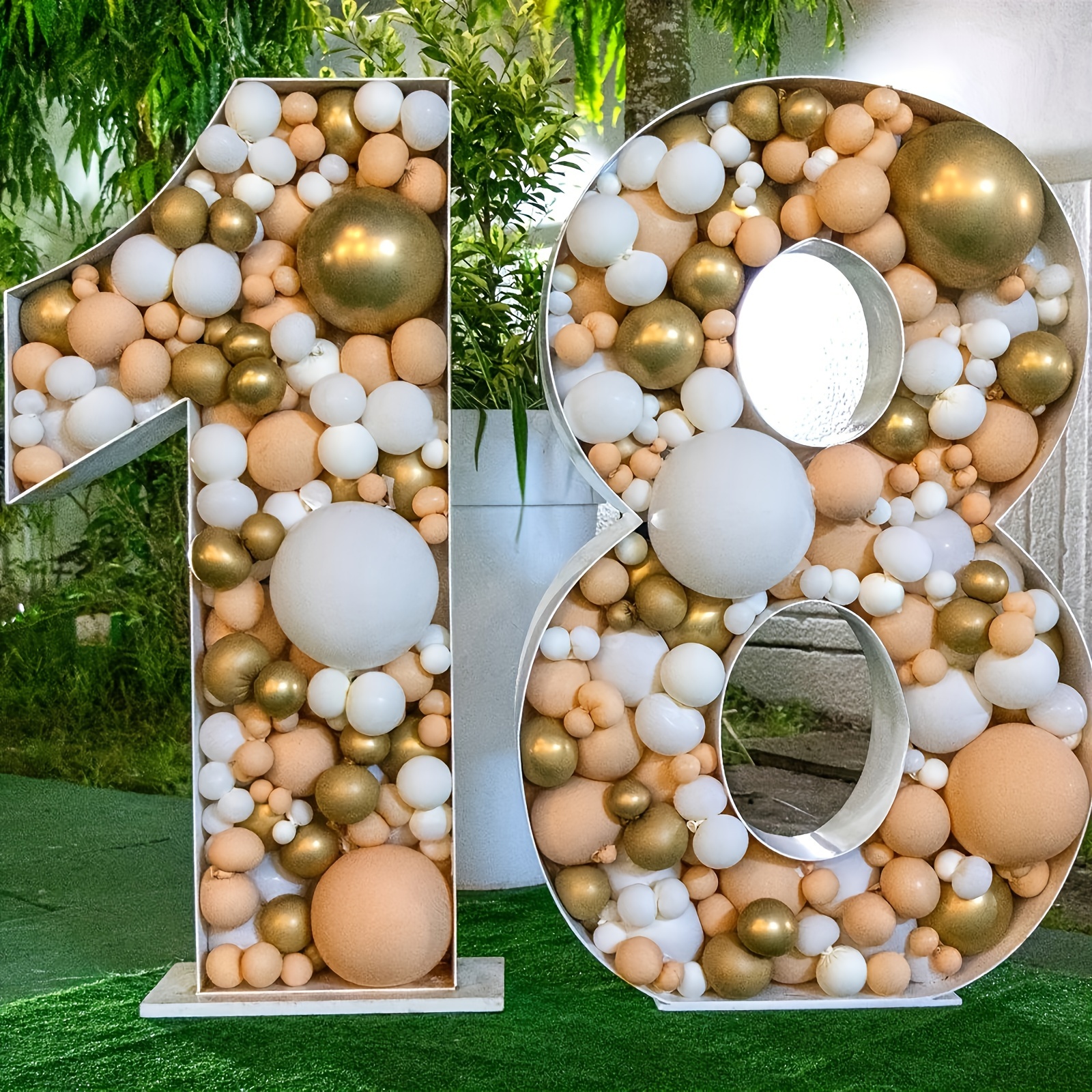 Mosaic Numbers For Balloons Marquee Numbers Pre cut Light Up - Temu