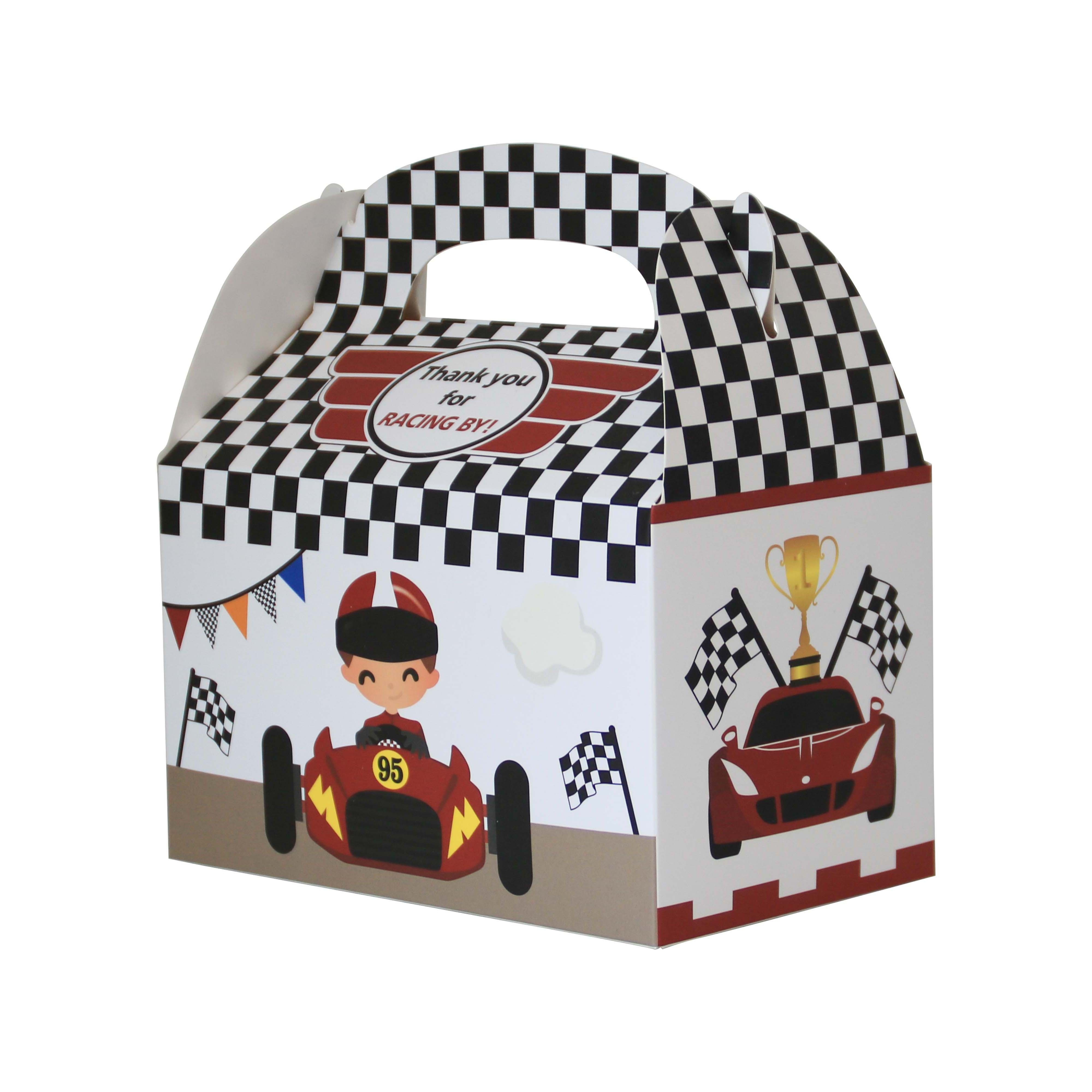 Gift For Her/him 12pcs Cartoon Racing Handbag Box