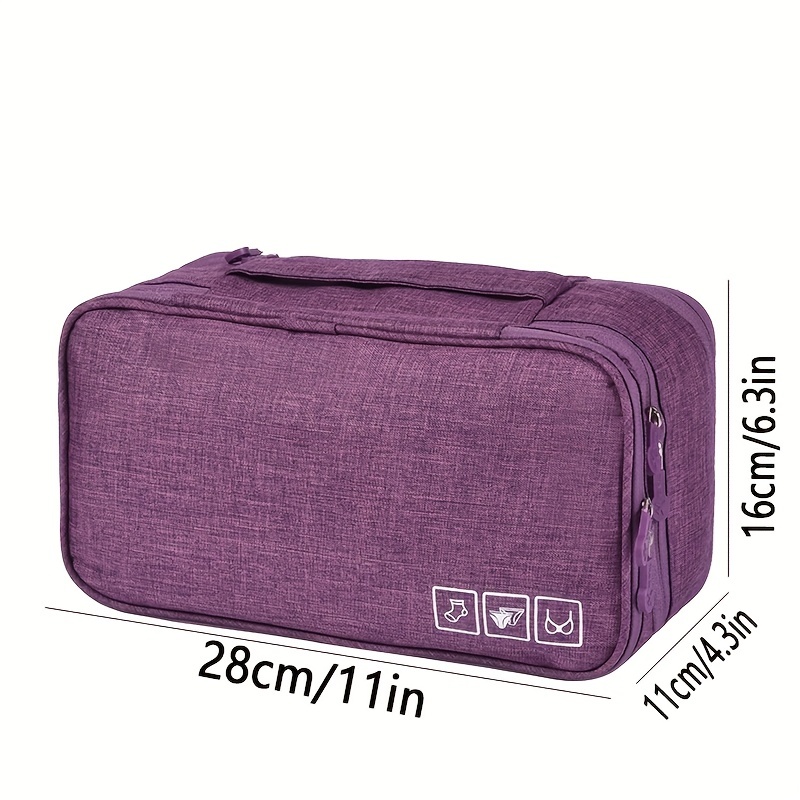 Women Portable Bra Storage Box Protect Bra Organizer Underwear Travel Bag  Case