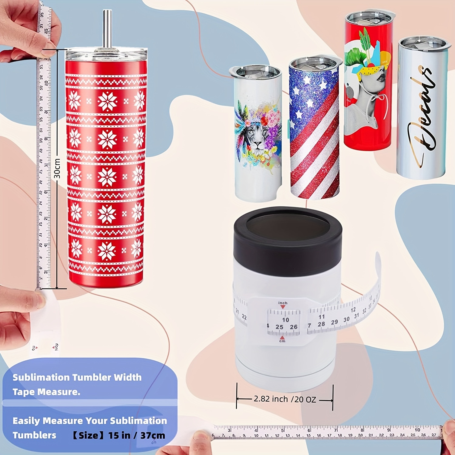 Silicone Sublimation Tumbler Clamp For Tumblers, Pincher For