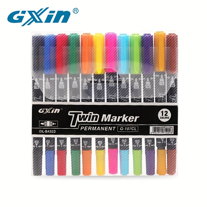 20 Colors Set Paint Pen Oil Pigment Marker Pen Non toxic - Temu