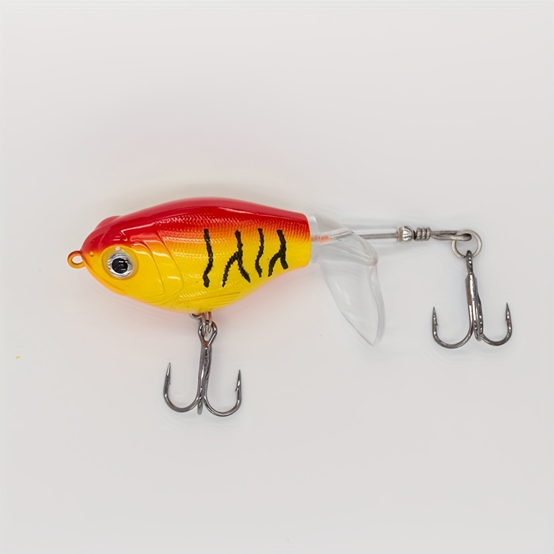  Topwater Fishing Lures with Rotating Tail, Freshwater