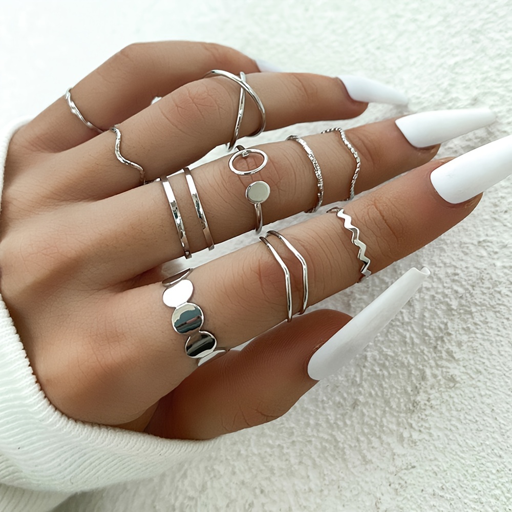 Women Stackable Rings - Temu Canada