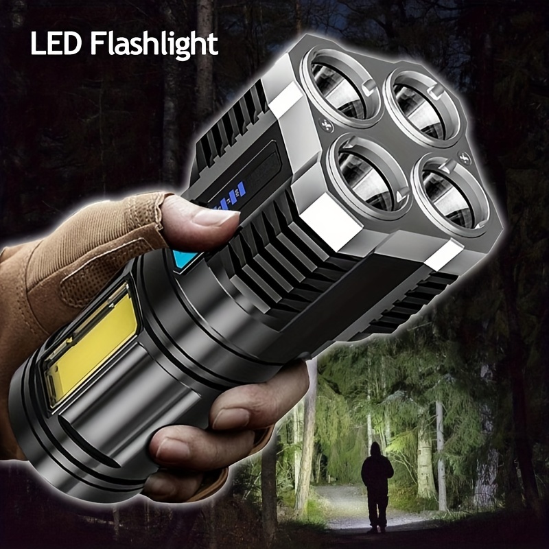 Linterna USB Reflector Para Acampar Pescar Cazar Lampara Recargable LED