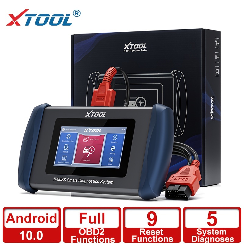 XTOOL InPlus IP508S OBD2 Diagnostic Scanner: Automotive ABS SRS Airbag  Engine AT Code Reader - 129E Online Update!