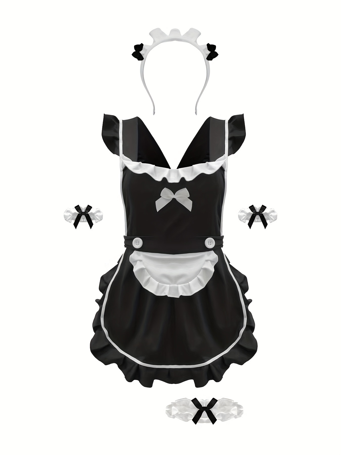 French Maid Lingerie - Temu