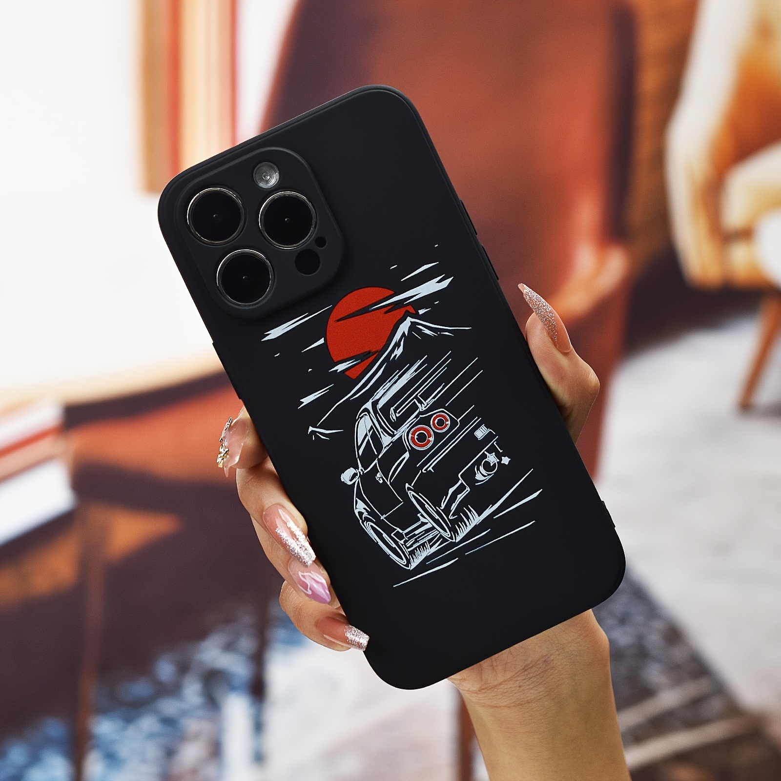 car printed phone case for iphone14 14plus 14pro 14pro max iphone13 13mini 13pro 13pro max iphone12 12mini 12pro 12pro max iphone11 11pro 11pro max iphonex xr xs xs max iphone 8 8plus 7 7plus iphone se gift for birthday easter details 0