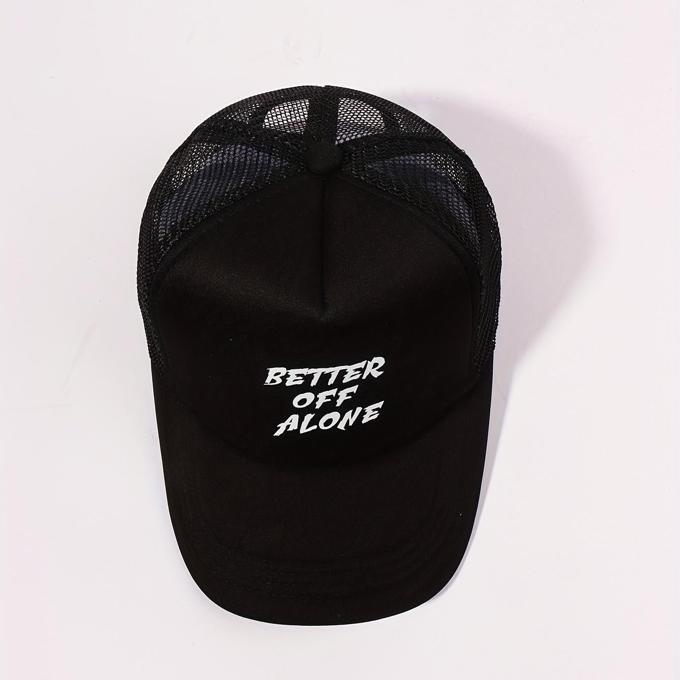 BETTER OFF ALONE Trucker Hat Mesh Baseball Cap Unisex