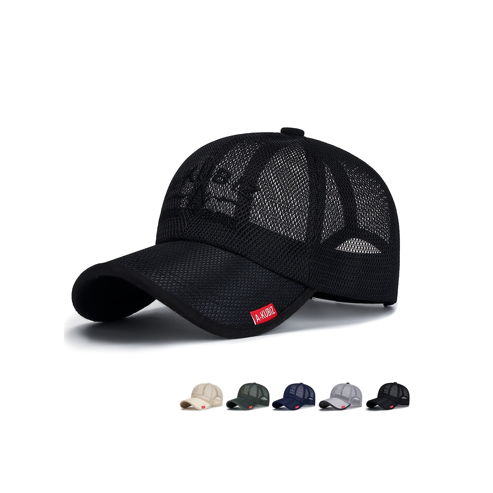 Men's Baseball Hat Casual Breathable Sunshade Mesh - Temu