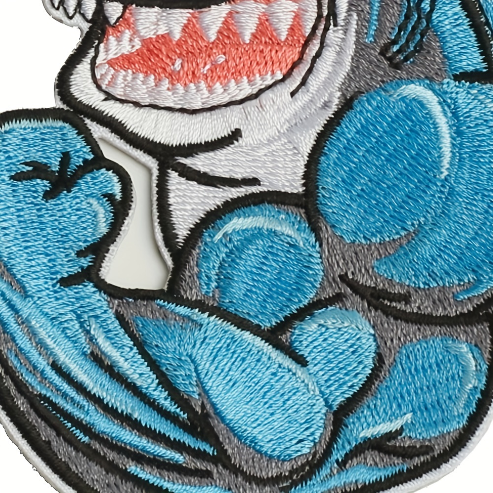 High end Burnt Edge Cartoon Sea Animal Decal Muscle Shark - Temu