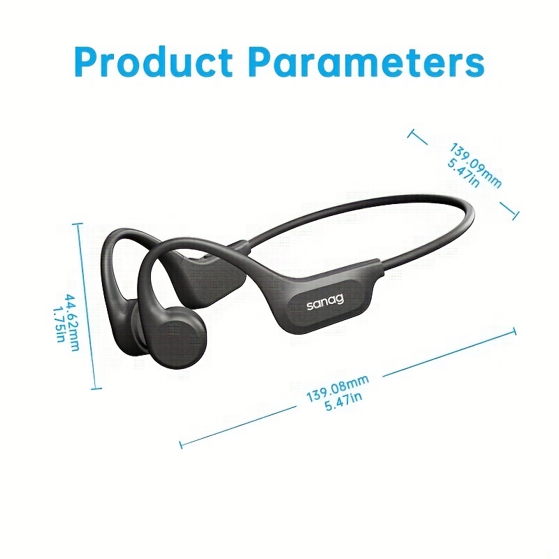 B60 True Bone Conduction Wireless Earphone Waterproof Temu Australia