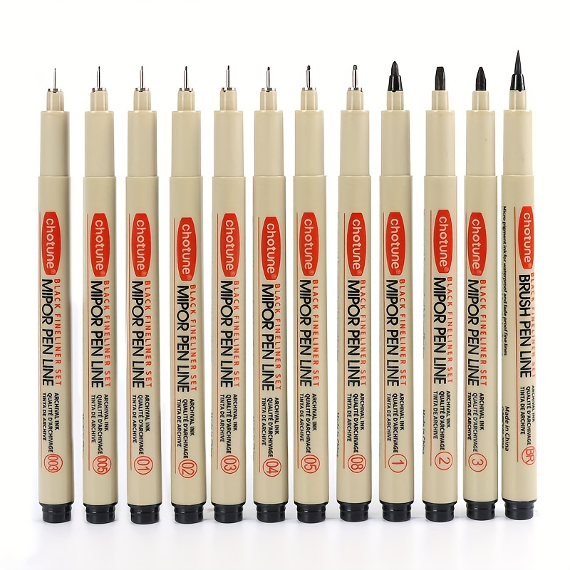 A Complete Waterproof Line Markers, Hand Drawn Comic Design Art Pens, Brush  Drawing Needle Pens, Adding Inspiration And Precision To Your Creations! -  Temu Philippines