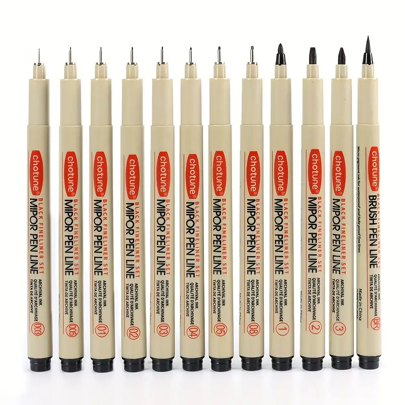 A Complete Waterproof Line Markers, Hand Drawn Comic Design Art Pens, Brush  Drawing Needle Pens, Adding Inspiration And Precision To Your Creations! -  Temu Philippines