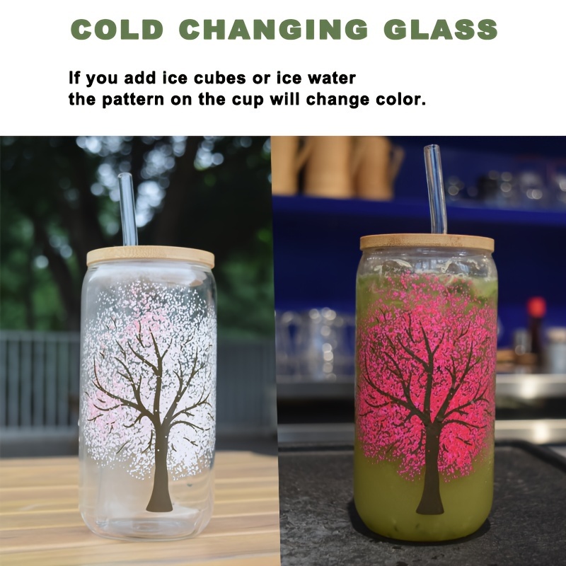 HTVRONT Vasos de vidrio para sublimación con tapa de bambú – 16 oz  esmerilado de lata de cerveza por…Ver más HTVRONT Vasos de vidrio para  sublimación