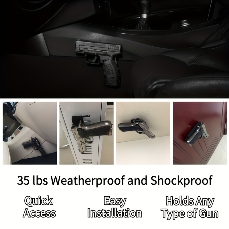 Gun Gun Holder Concealment Mount Pistols Temu